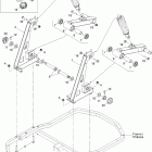 Trailer RT 622 07- suspension, front