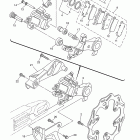 YZ450FB YZ450FBL/YZ450FBW Задний суппорт тормозной