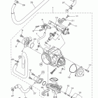 RAPTOR 700 SPECIAL EDITION YFM7RSEB Корпус дроселя в сборе
