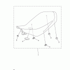 RAPTOR 700 SPECIAL EDITION YFM7RSEB Сидение