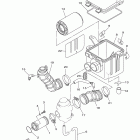 BIG BEAR 400 4WD HUNTER YFM40FBHZ Впускная система