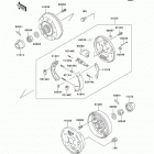 Mule 520 (KAF300-D2) Задние тормоза