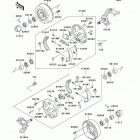 Mule 520 (KAF300-D2) Передние тормоза