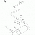 Mule 520 (KAF300-D2) Глушитель