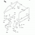 Mule 2500 (KAF620-C4) Защитные дуги  / рама кабины