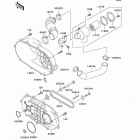 Mule 550 (KAF300-C6) Converter cover / drive belt