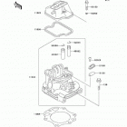 Mule 520 (KAF300-D2) Головка цилиндра