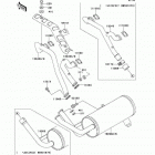 Mule 2500 (KAF620-C4) Глушитель