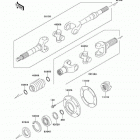 Mule 2510 4X4 (KAF620-A1) Drive shaft(rear)
