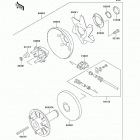 Mule 520 (KAF300-D2) Вариатор