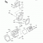 Mule 3010 4X4 (KAF620-E2) Головка цилиндра