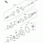 Mule 3010 4X4 (KAF620-E4) Drive shaft-rear(kaf620-e4 / e5)