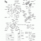 Mule 2510 4X4 (KAF620-A1) Frame fittings(cover)