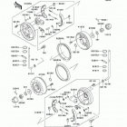 Mule 2510 Diesel (KAF950-A3) Front hubs / brakes(kaf950-a3)