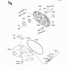 Mule 3020 Turf (KAF620-F2) Converter cover / drive belt