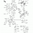 Mule 2510 4X4 (KAF620-A6) Frame fittings(cover)