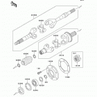 Mule 3010 4X4 (KAF620-E2) Drive shaft-rear(kaf620-e1-e3)