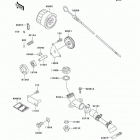 Mule 3010 4X4 (KAF620-E2) Масляный и водяной насос. фильтр масленый