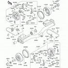 Mule 2510 Diesel (KAF950-A3) Rear hubs / brakes(kaf950-a3)