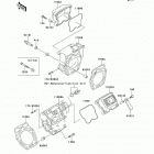 Mule 2500 (KAF620-C4) Головка цилиндра