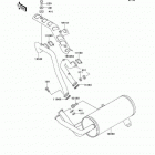 Mule 2500 (KAF620-C6) Глушитель