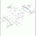 FXFBS 1YLK FAT BOB 114 (2022) FENDERS AND SUPPORTS, REAR - FXFBS