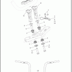 FLTRXSTSE 1TL8 CVO ROAD GLIDE ST (2025) Руль