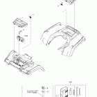 Outlander 330/400 Std 4 X 4 Передние и задние поддоны
