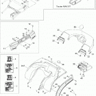 Traxter Max Std & Max XT Кузовные детали задние вид