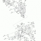 Rally 175 Crankcase, water pump and oil pump