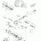 Traxter XL Drive system, front (for 7920 and 7921 models)
