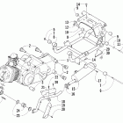300 Вариатор и опора двигателя