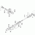 300 Secondary gear / output shaft assembly