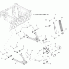RANGER 6X6 800 - R12HR76AG/AR Suspension, a-arms, mid drive and rear drive