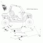 R10VH76 ALL OPTIONS/VY76AZ RANGER RZR 800 EFI Body, side nets