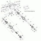 R10VH76 ALL OPTIONS/VY76AZ RANGER RZR 800 EFI Drive train, main gearcase internals 2 (built 5 / ...