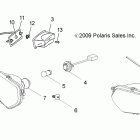 RANGER RZR 170 - R12VA17AA/AC Electrical, headlights and taillights