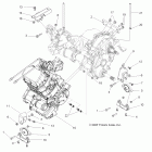 R10VH76 ALL OPTIONS/VY76AZ RANGER RZR 800 EFI Engine, transmission mounting