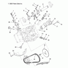 R11RH45AG/AH/AR RANGER 400 HO Engine, camshaft and valves
