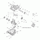 R11VM76FX RANGER RZR  S EPS INTL Engine, crankcase and crankshaft