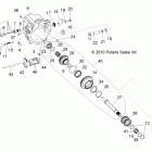 R10VH76 ALL OPTIONS/VY76AZ RANGER RZR 800 EFI Drive train, main gearcase internals 2 (built 5 / ...