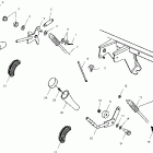 C10RB42AA UTV 2X4 Gear selector / differential lock