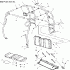 C10RD50AA UTV 4X4 Cab frame