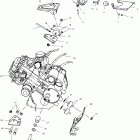 C10RB42AA UTV 2X4 Крепление двигателя