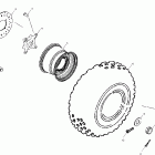 C11RB42AA/C11RD50AA/AB/C11RF50AA UTV 2X4/4X4/6X6 Переднее колесо