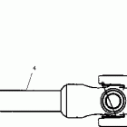 C10RD50AA UTV 4X4 Задний кардан