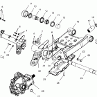 C10CD50AA PTV 4X4 Swing arm / rear gearcase mounting
