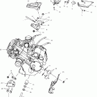 C10RD50AA UTV 4X4 Крепление двигателя