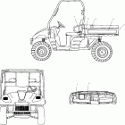 C10RB42AA UTV 2X4 Наклейки
