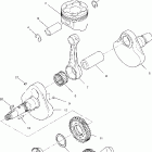 C10CD50AA PTV 4X4 Коленвал и поршни